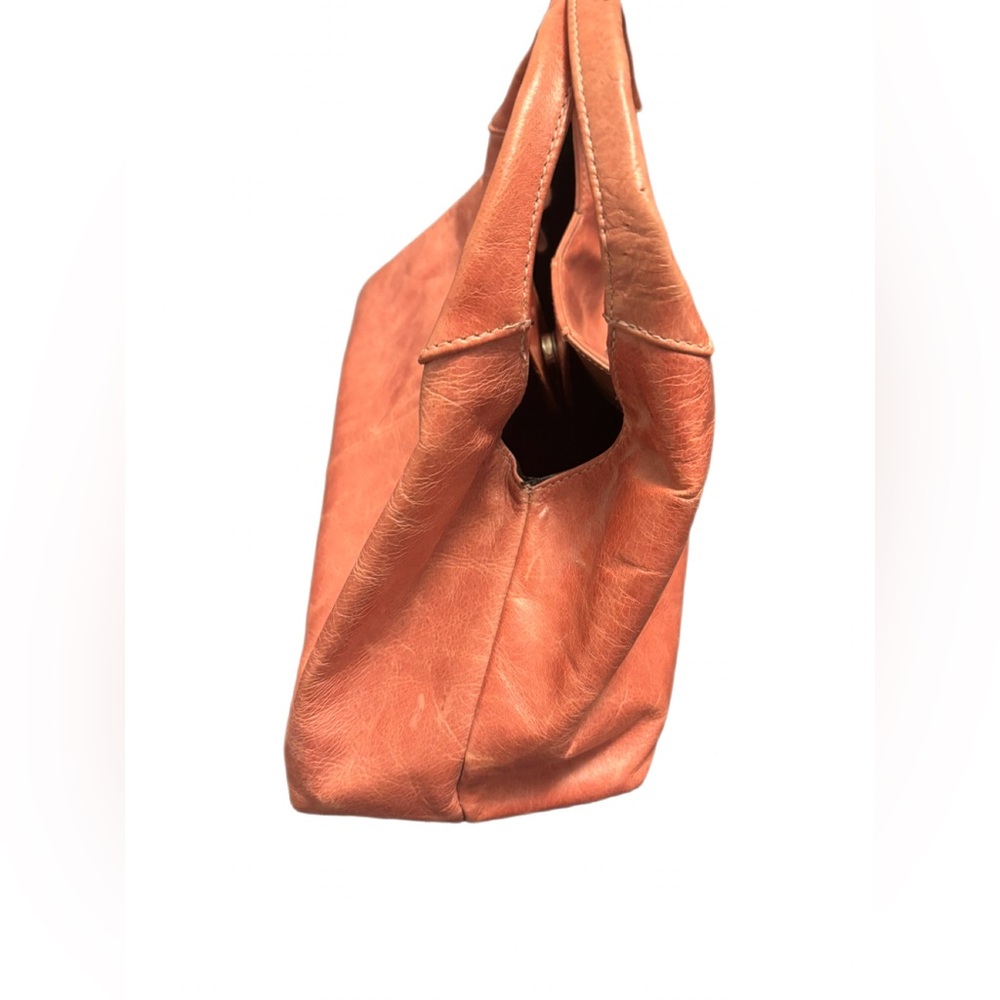 Aldo Vintage-Inspired Structured Shoulder Bag Salmon Pink - Picture 4 of 5